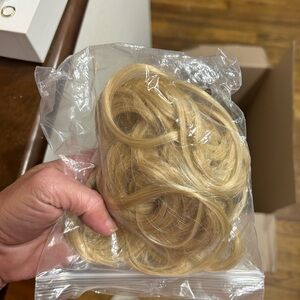 Blonde ponytail Hair Extension #5